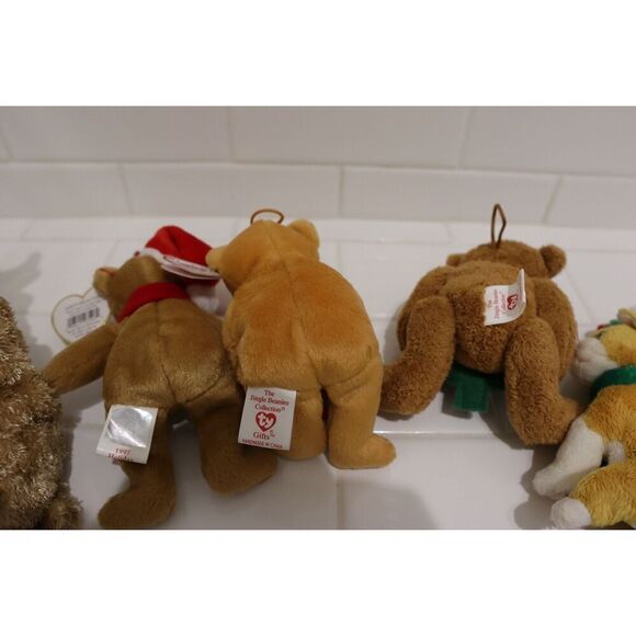 Ty Beanie Babies Jingle Beanies Christmas Teanie Beanies - Picture 7 of 9